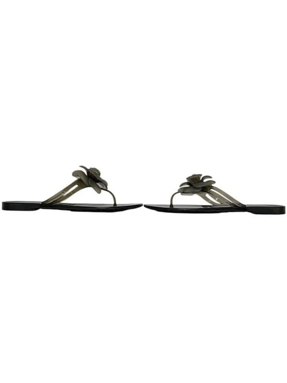 Chanel Sandals Black Camellia - Picture 4 of 10